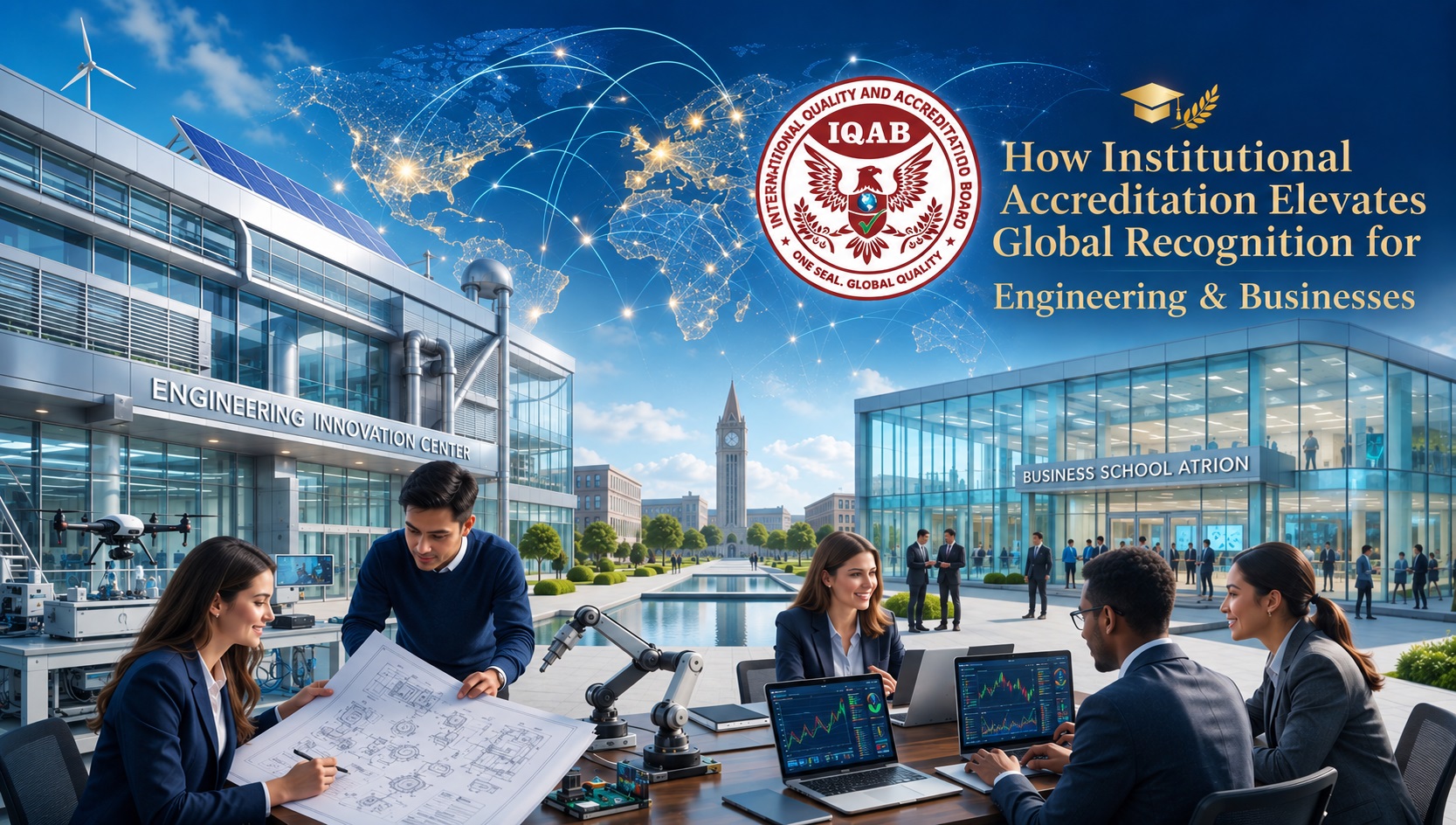 How Institutional Accreditation Elevates Global Recognition for Engineering & Business Colleges | International Quality and Accreditation Board (IQAB)